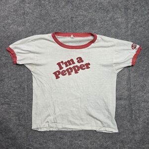 80s‎ I'm a Pepper Ringer Dr Pepper Radio Show Shirt Size Medium Distressed